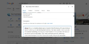 gmb description