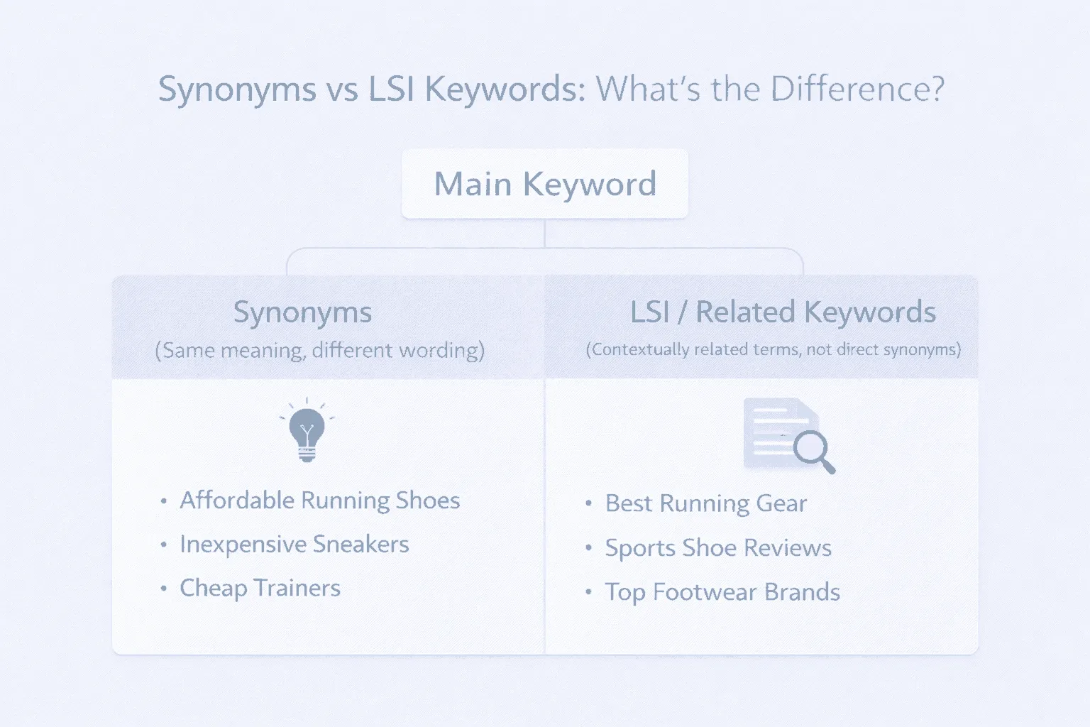 synonym vs lsi keyword