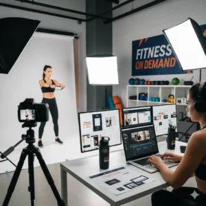 product shoot for selling diet plan online