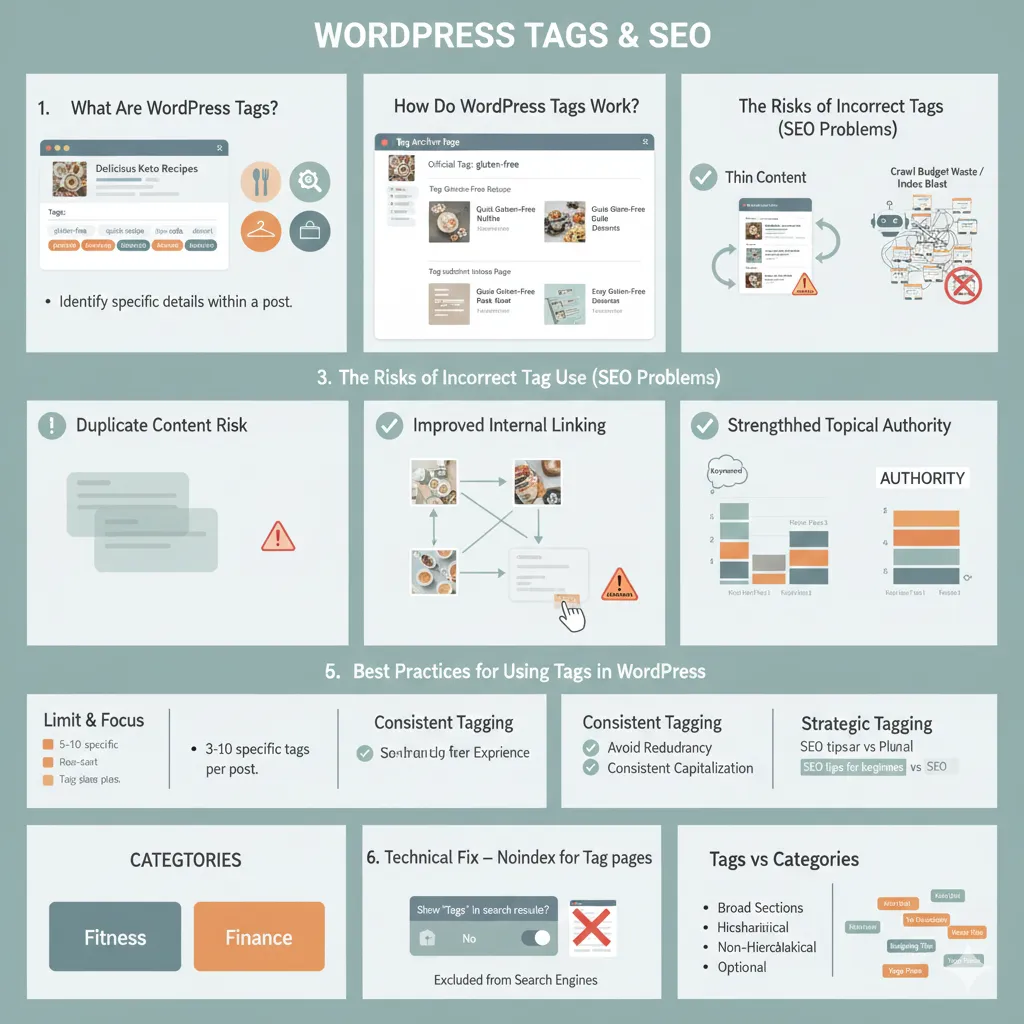 Summary of wordpress tags and their usage