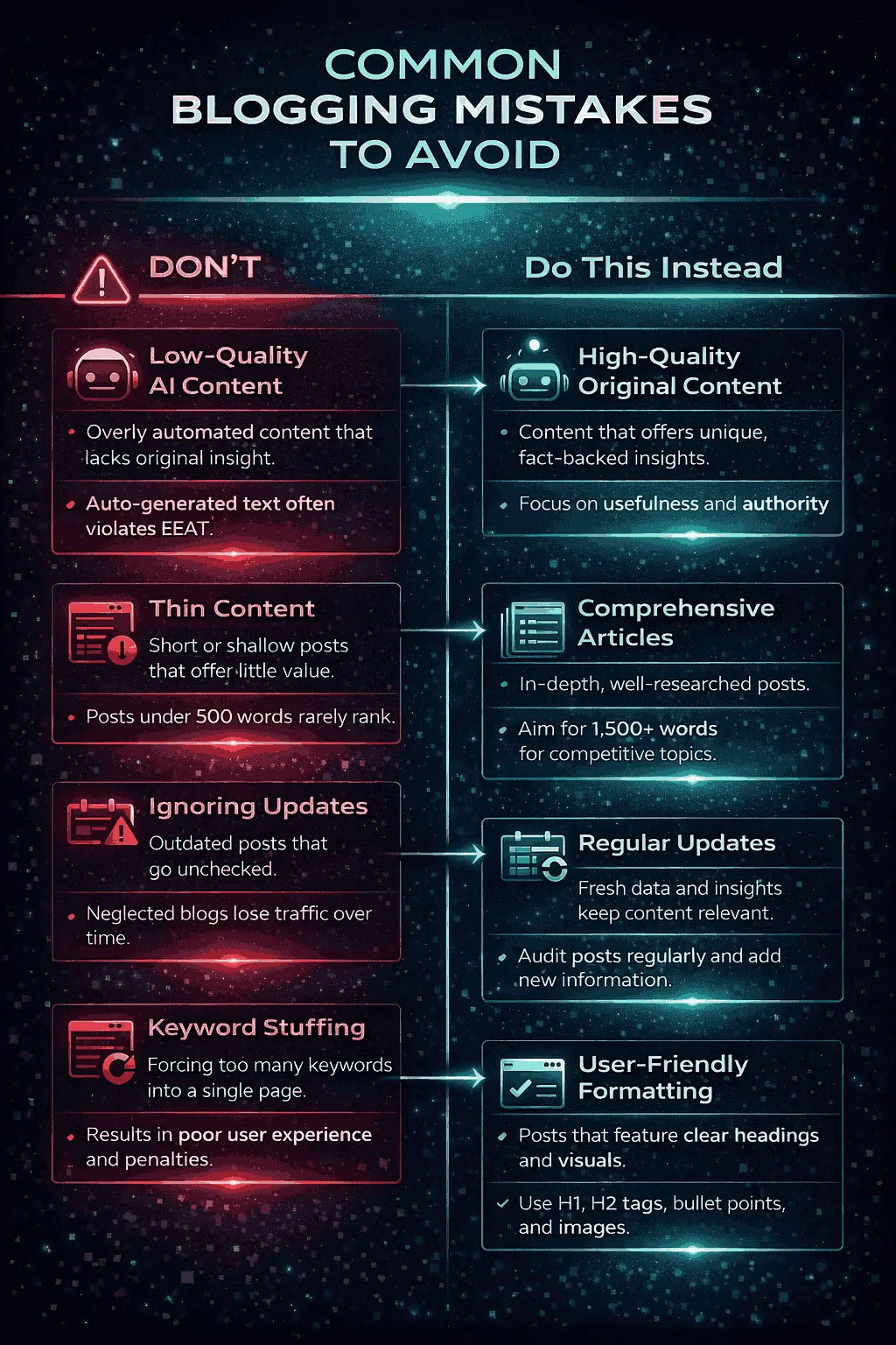 Common Blogging Mistakes to Avoid