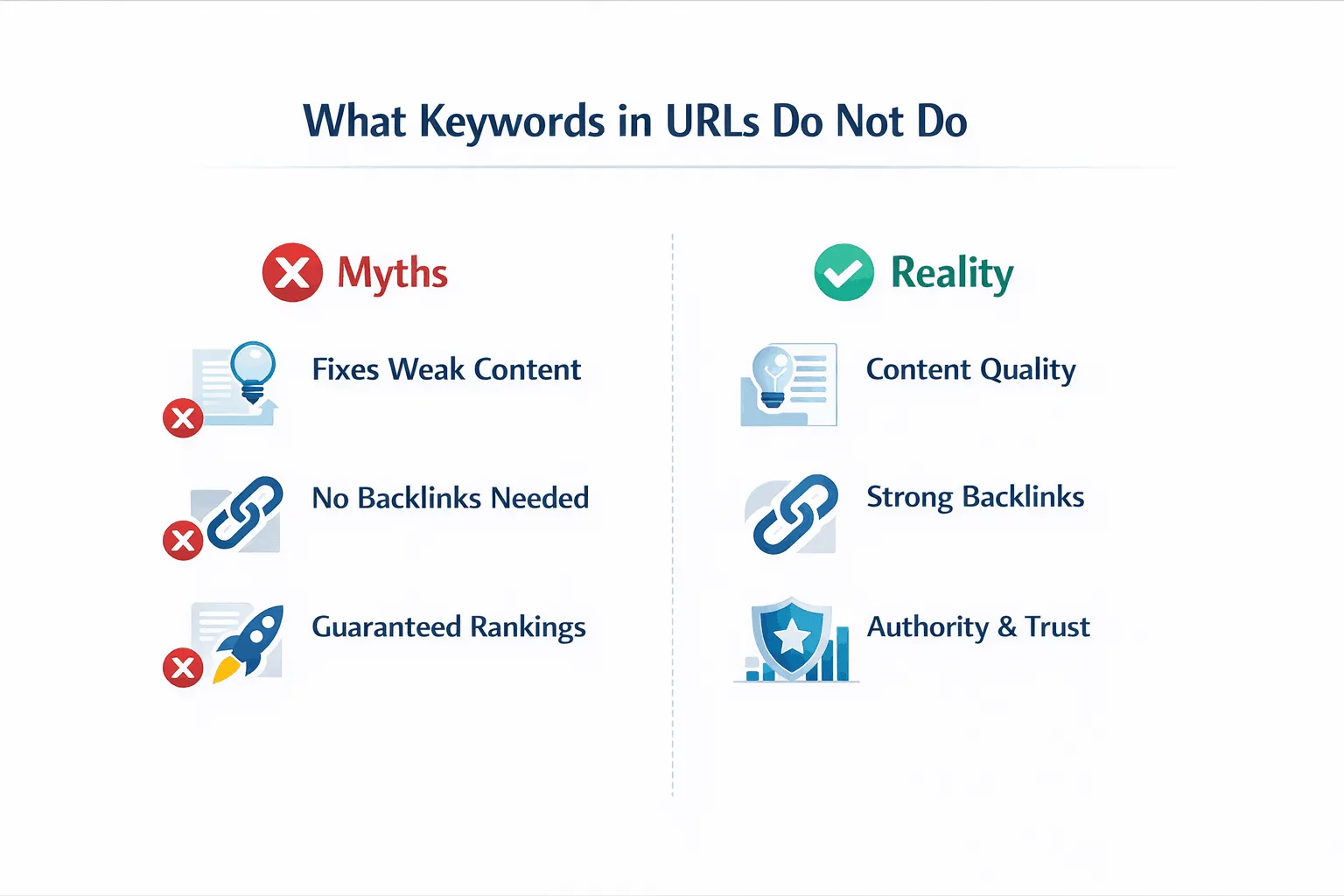 What Keywords in URLs Do Not Do