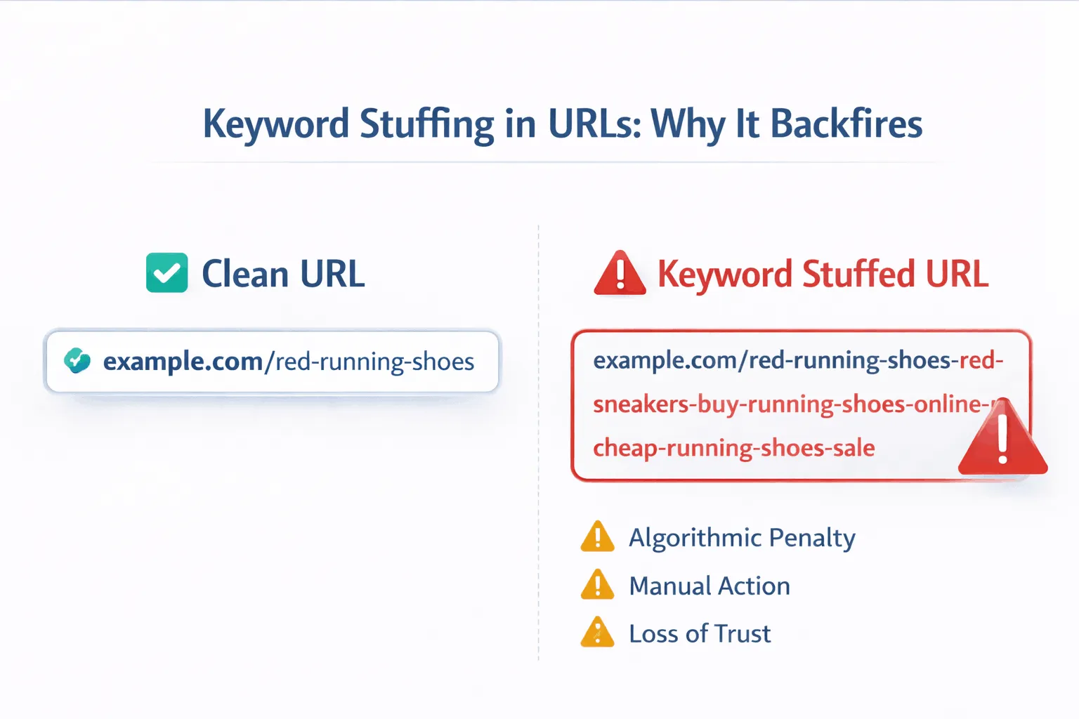 Keyword Stuffing in URLs: Why It Backfires