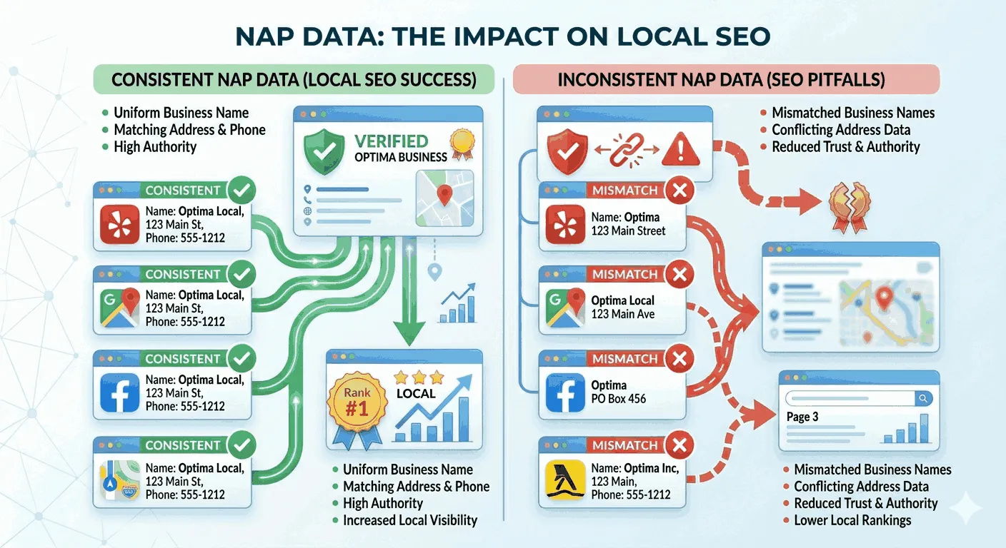 Why NAP Consistency Is Essential for Local Search Rankings