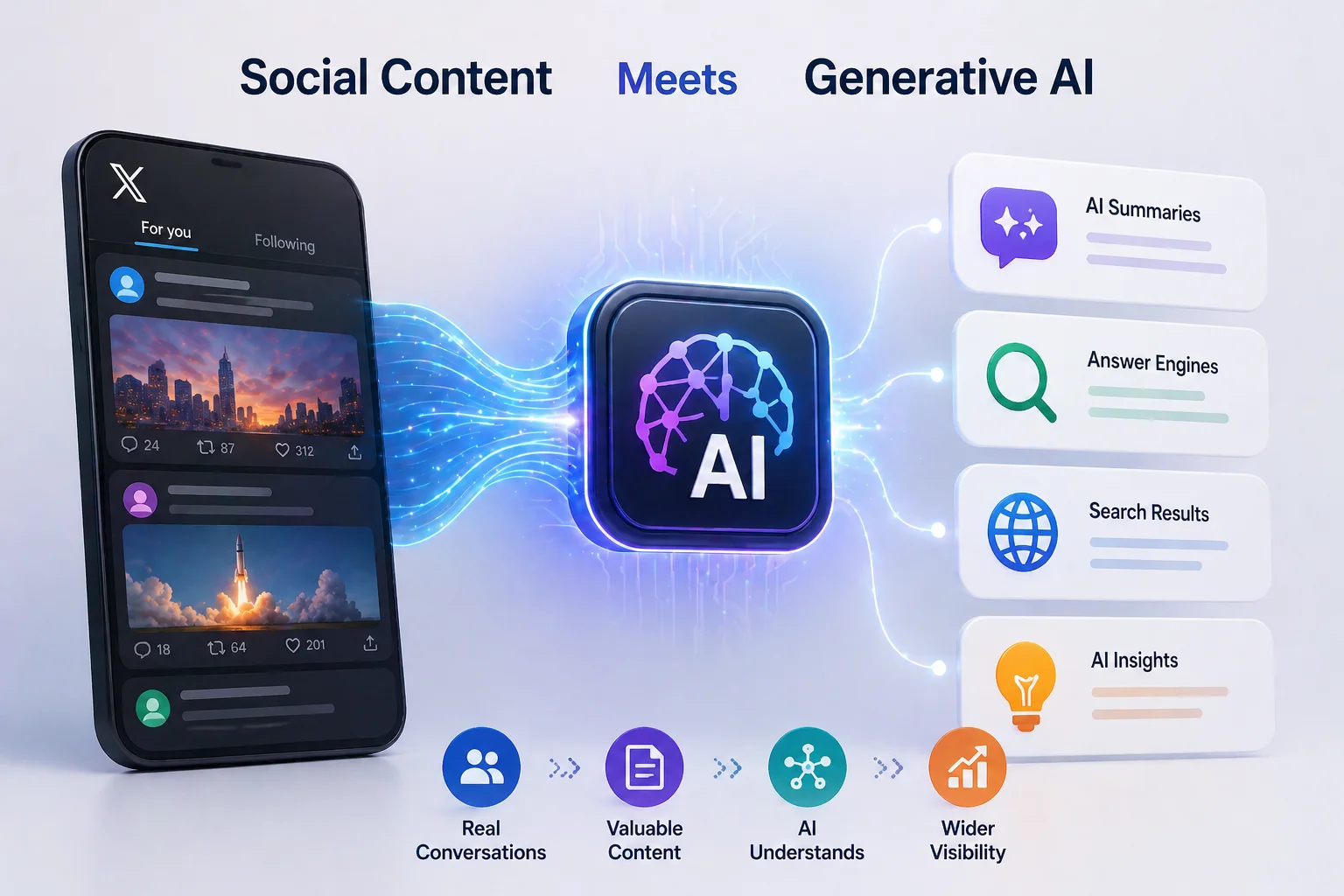 Social Content Meets Generative AI