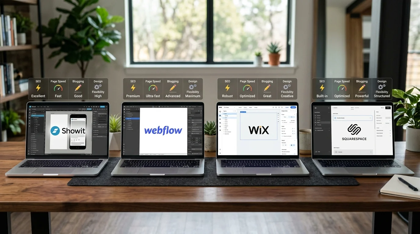 Showit vs Other Website Builders for SEO