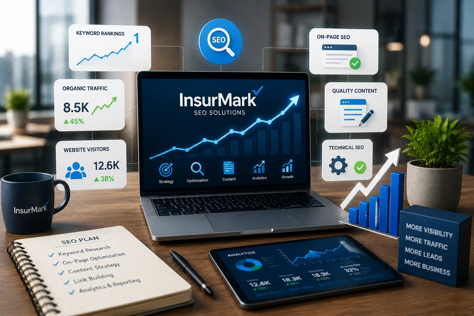How Does InsurMark Help with SEO