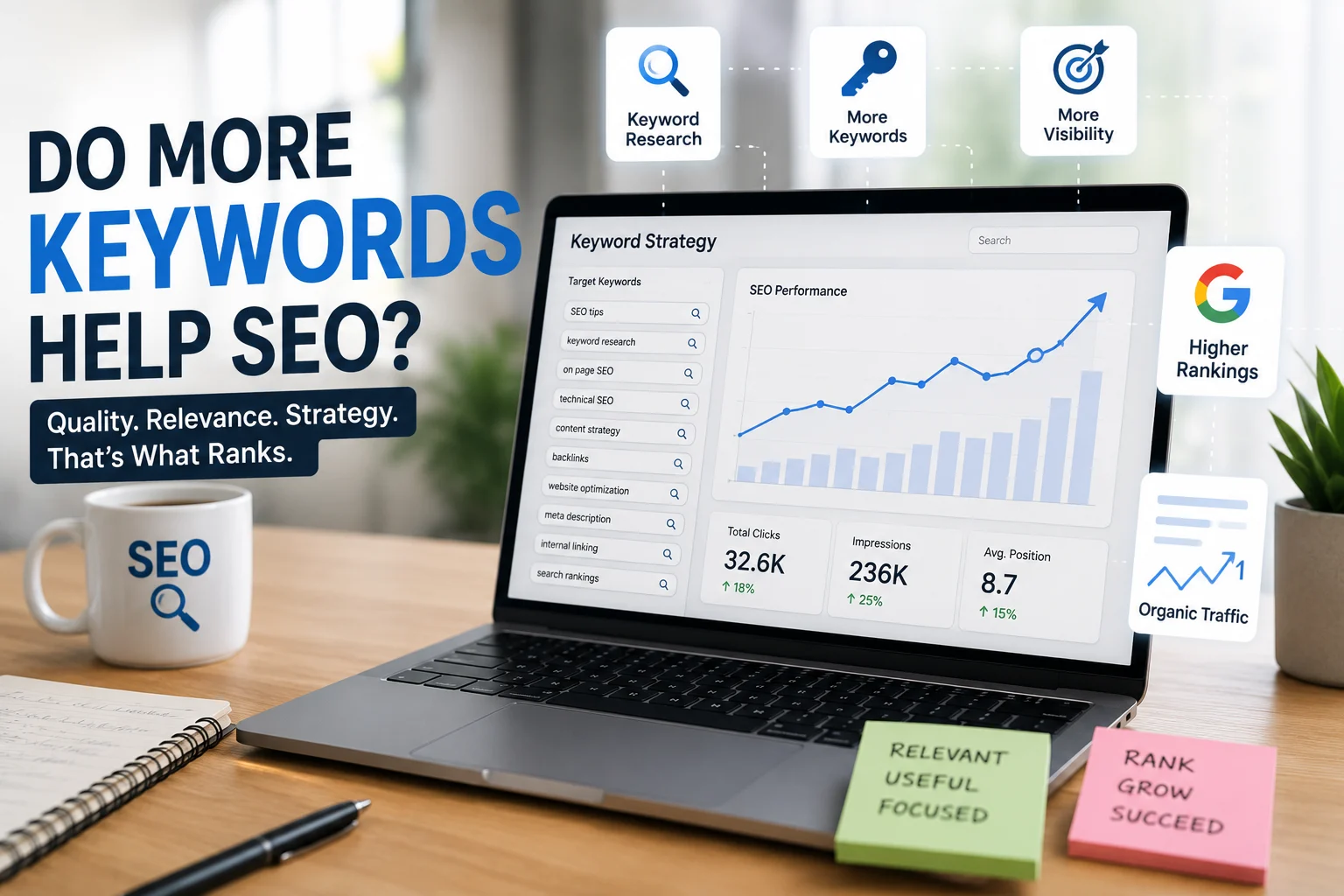do more keywords help seo